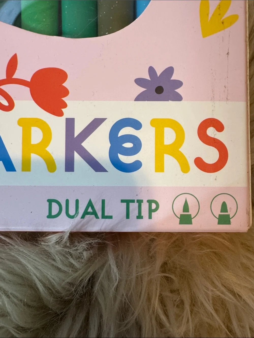 Glitter Markers 24-Pack - Assorted Colors